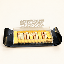 صحن أكريليك مع شوكليت مغلف | Acrylic Tray with Wrapped Chocolate