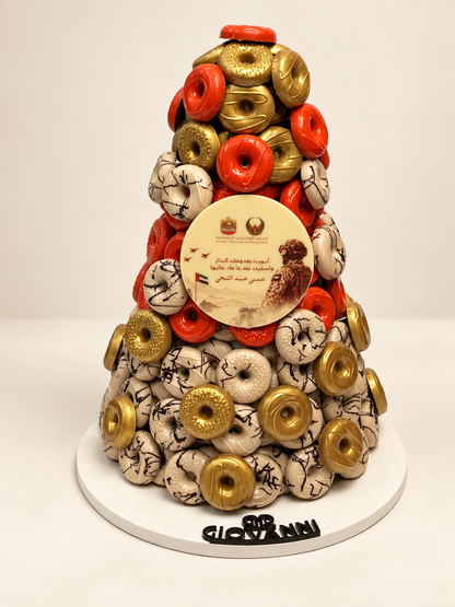 هرم شوكليت الدونات | Donut Chocolate Pyramid