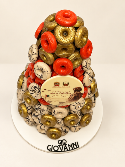 هرم شوكليت الدونات | Donut Chocolate Pyramid