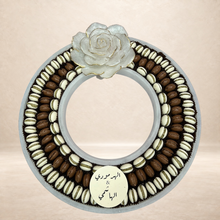ريزن دائري مع شوكليت بورجر | Round Resin Tray with Chocolate Burgers