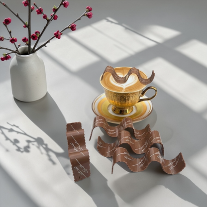 Majestic Spiral Coffee Stick Chocolate – Eid Al Fater Print (18 cm) – Ramadan Edition ماجستيك – شوكليت كوفي ستيك  بطباعةللعيد الفطر (18 سم)