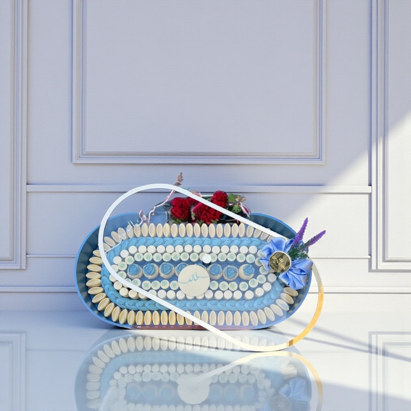 بوكس شوكولاتة أكريليك فاخر بتصميم مخصص – Giovanni Chocolate
Luxury Custom Acrylic Chocolate Box – Giovanni Chocolate