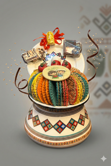 صحن تراثي مع شوكولا ميكس  – حق الليلة