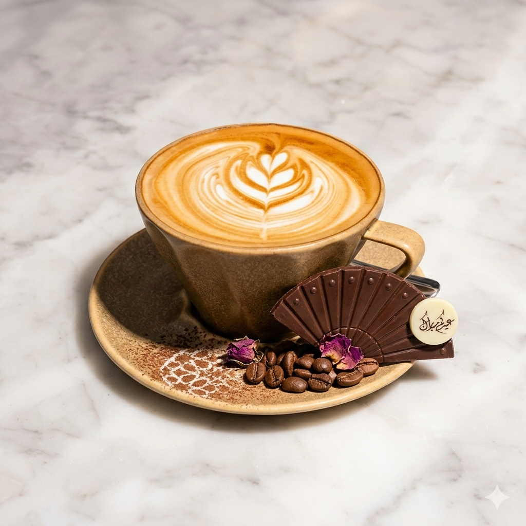 Eid Al Fater Fan-Shaped Chocolate Drink Toppers – 20 Pieces  شوكليت مروحة للعيد الفطر مخصّصة لتزيين المشروبات – 20 قطعة