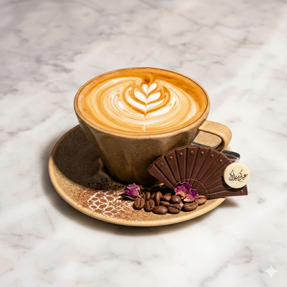 Eid Al Fater Fan-Shaped Chocolate Drink Toppers – 20 Pieces  شوكليت مروحة للعيد الفطر مخصّصة لتزيين المشروبات – 20 قطعة