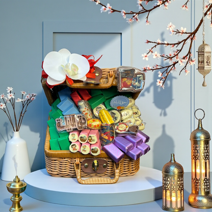 شنطة بيد من الخوص توزيعات مشكل– حق الليلة