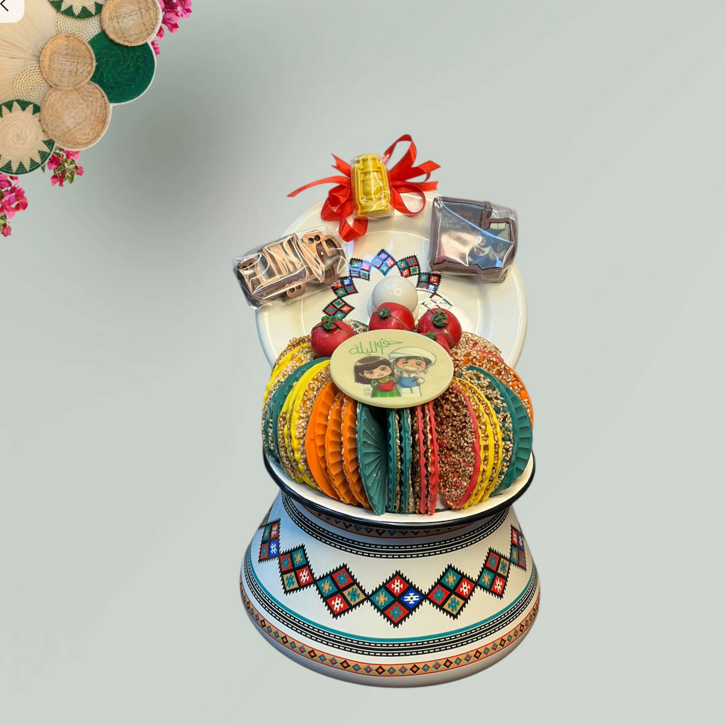 صحن تراثي مع شوكولا ميكس  – حق الليلة