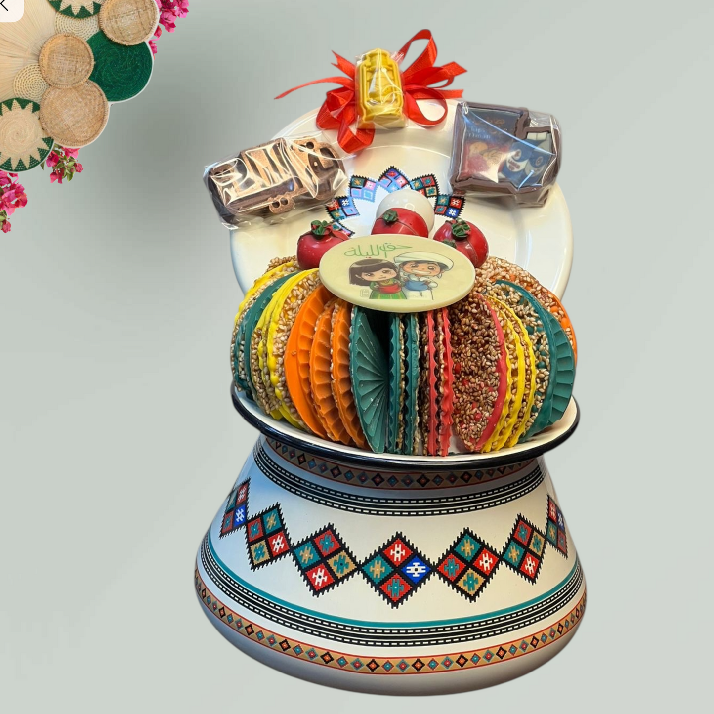 صحن تراثي مع شوكولا ميكس  – حق الليلة