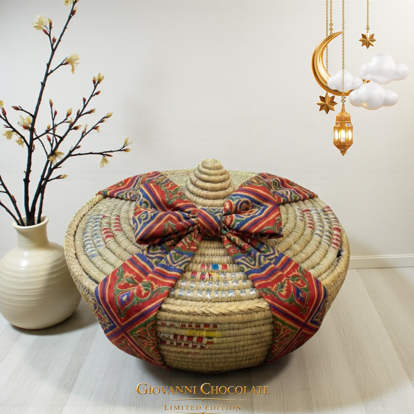 Al Maha Palm Frond  Luxury Stuffed Dates Masterpiece 2   خوص المها  تحفة التمور الفاخرة 2