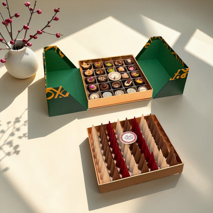 Arabesque Chocolate Duo Box | بوكس أربيسك شوكليت طابقين