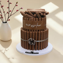 Eid Fine Wafer Chocolate Pyramid – Two Layers | هرم فاين فير بثيم العيد طابقين