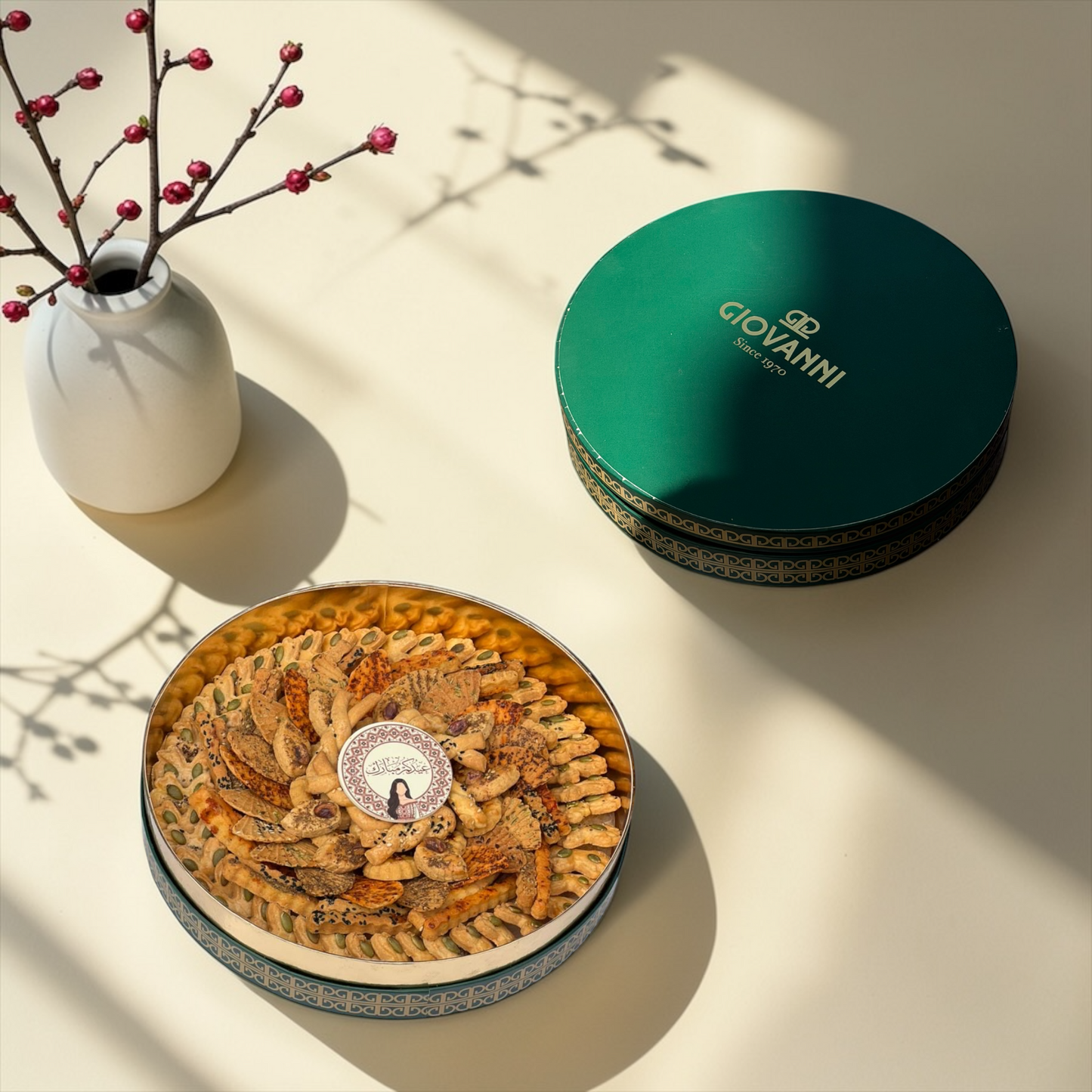 Eid Premium Collection Gift Set | باكديج بريميوم عيد الفطر مع حامل أكريليك