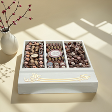 Eid Luxury Chocolate Wooden Platter | صحن شوكليت فاخر للعيد على صحن خشبي