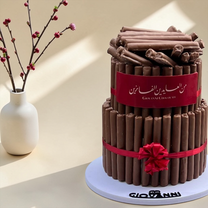 Eid Fine Wafer Chocolate Pyramid – Two Layers | هرم فاين فير بثيم العيد طابقين