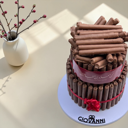 Eid Fine Wafer Chocolate Pyramid – Two Layers | هرم فاين فير بثيم العيد طابقين