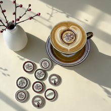 Eid Al Fater Chocolate Discs with Hole – 35 Pieces (Printable) شوكليت كوفي للعيد الفطر مدورة 3 سنتم للطباعة – 35 قطعة