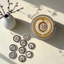 Eid Al Fater Chocolate Discs with Hole – 35 Pieces (Printable) شوكليت كوفي للعيد الفطر مدورة 3 سنتم للطباعة – 35 قطعة