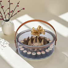 Eid Chocolate Cone & Feuilletine Acrylic Box | بوكس أكريليك شوكليت الكون مع شوكليت فياتين بثيم العيد