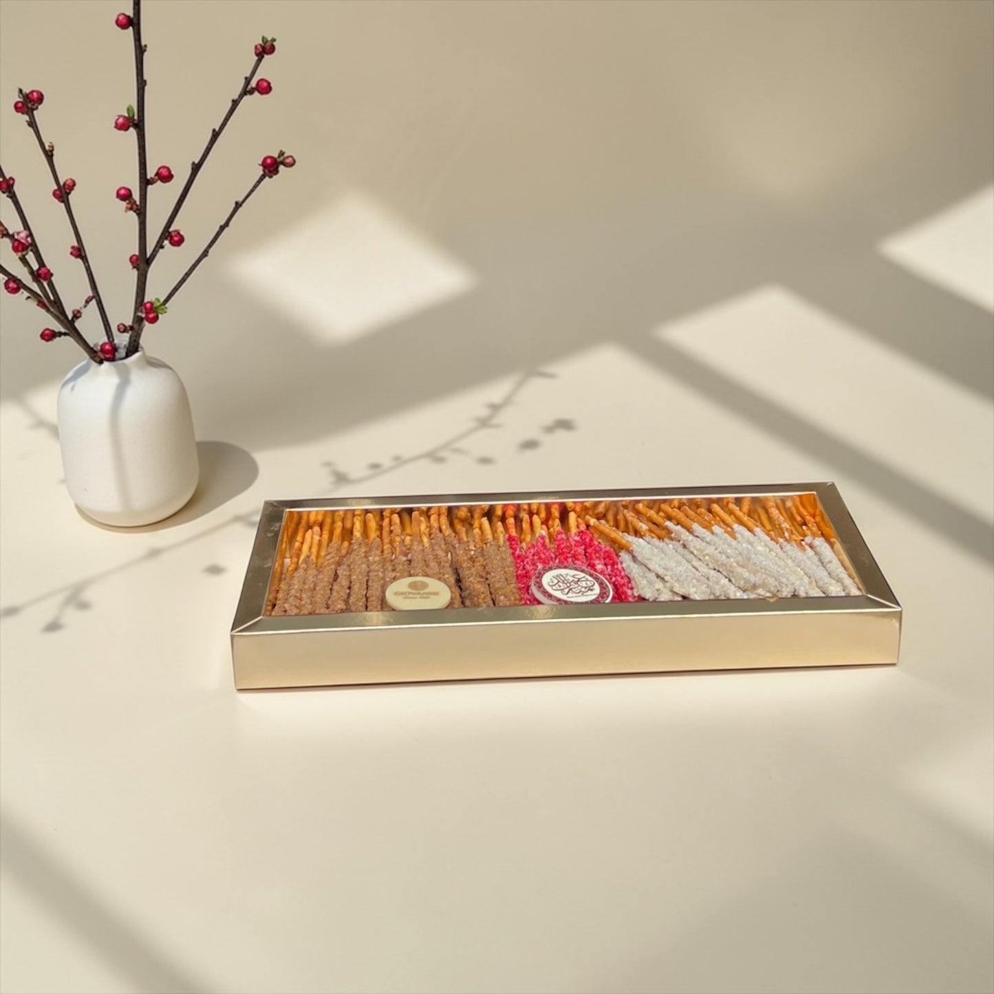 Polish Salted Biscuit Sticks with Chocolate Box | بوكس عيدان بسكويت بولندي مملح مع شوكليت