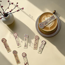 Eid Al Fater Oval  Coffee Sticks (9 cm, Printable) شوكليت كوفي ستيك بيضاوي بإطار دائري مزدوج للطباعة – 20 قطعة (9 سم)