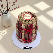 Chocolate Stick Pyramid with Mixed Fillings | هرم استيك شوكليت بحشوات مشكلة