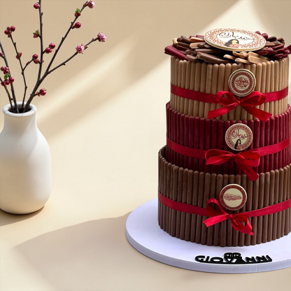 Chocolate Stick Pyramid  | هرم استيك شوكليت سادة