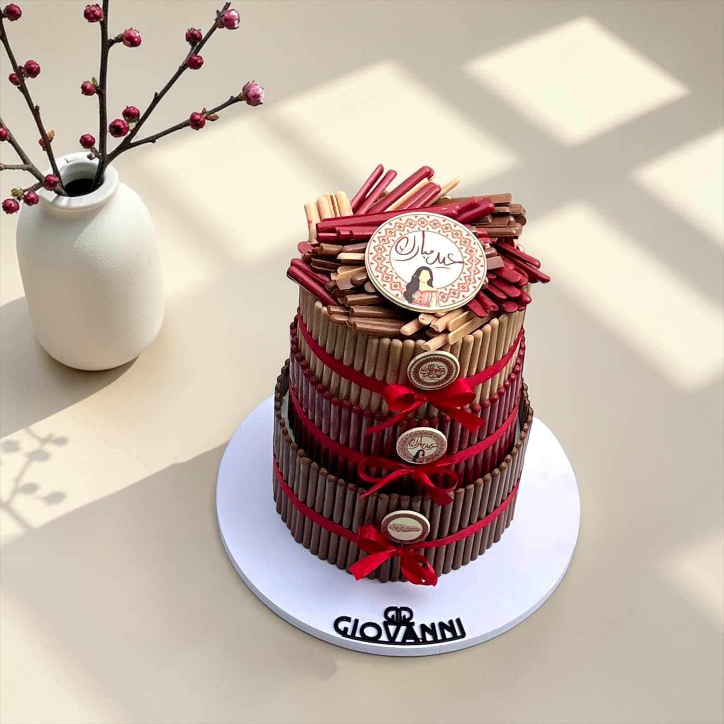 Chocolate Stick Pyramid  | هرم استيك شوكليت سادة