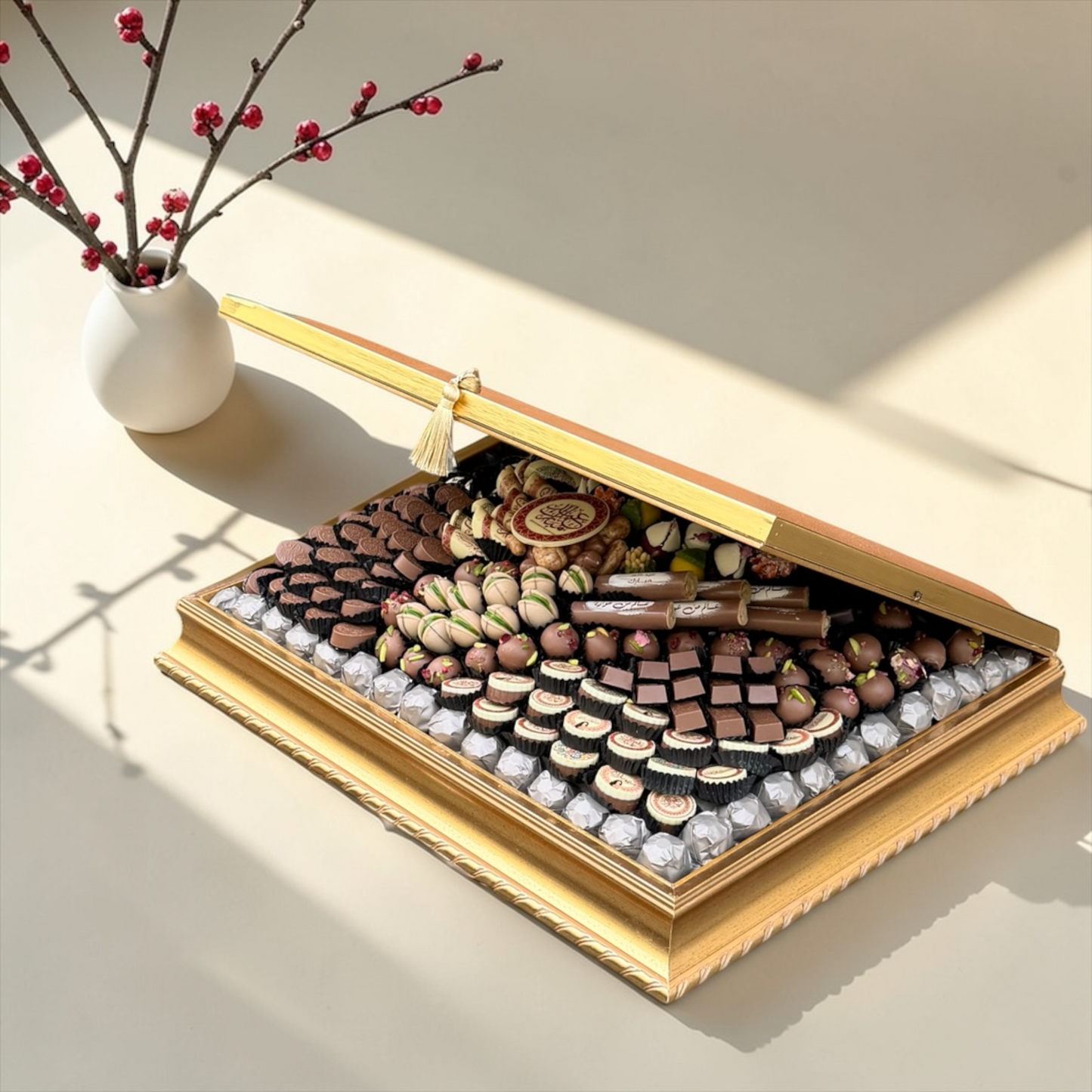 VIP Wooden Leather  بوكس خشبي فاخر بجلد