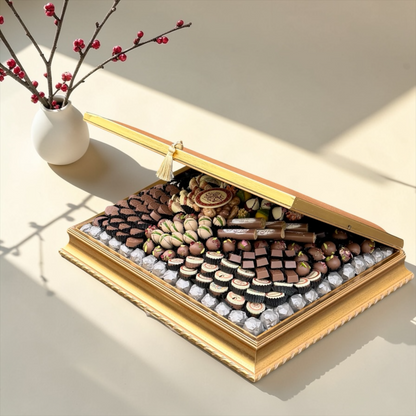 VIP Wooden Leather  بوكس خشبي فاخر بجلد