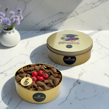 Graduation Customized Metal Chocolate Box – 500g  بوكس شوكليت معدني للتخرج مع طباعة بارزة خاصة – 500 جرام