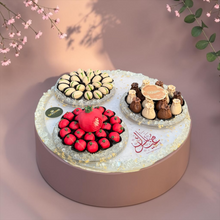 VIP Ceramic Platter with Wrapped Belgian Chocolate | E103