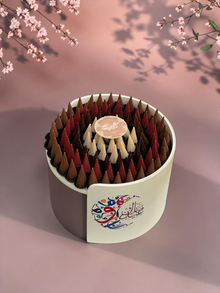 Wooden Stand with Chocolate Cones | EO145