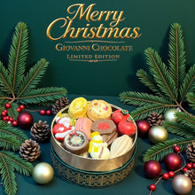 Luxury Christmas Chocolate Box – Macarons, Cookies & Printed Chocolates Small