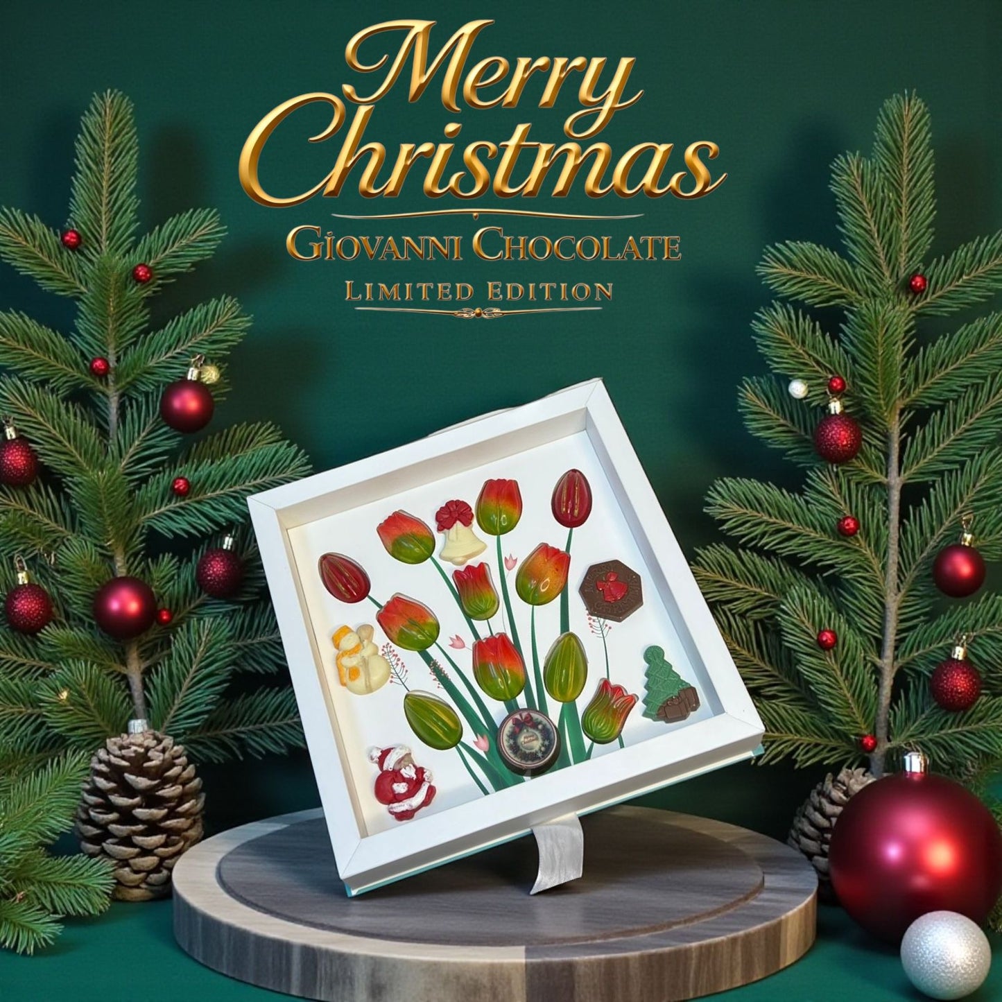 Luxury Tulip Chocolate Box