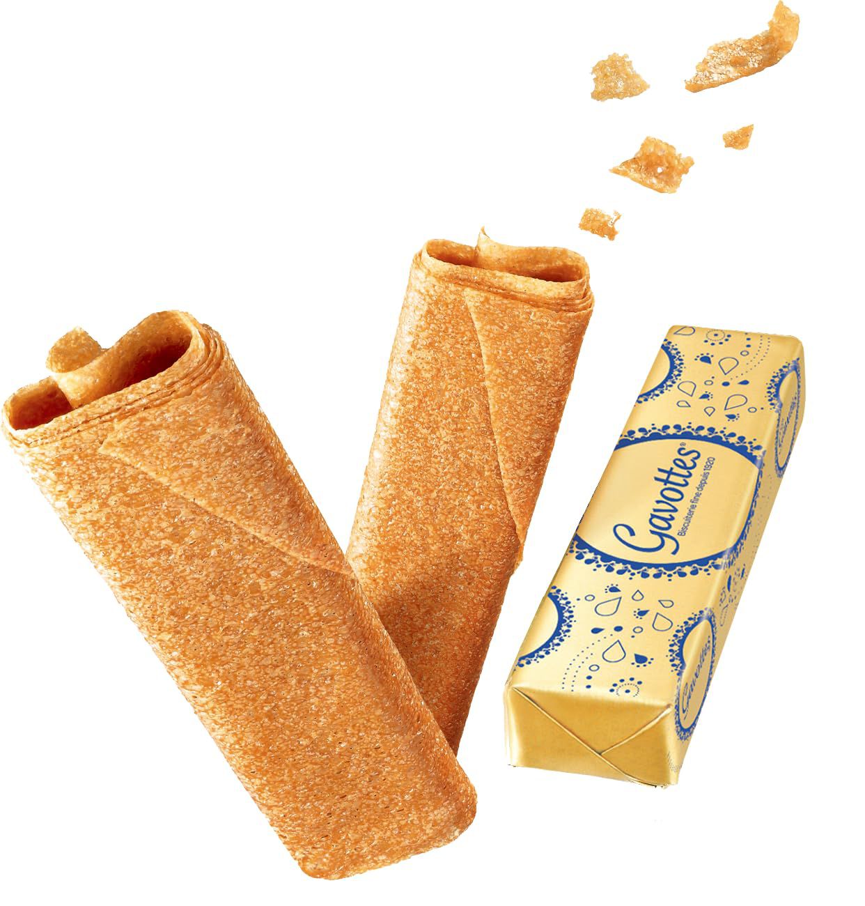 Gavottes Crêpe Dentelle – French Crispy Crepes Tin  جافوت كريب دانتيل – بسكويت فرنسي مقرمش (علبة معدنية فاخرة)