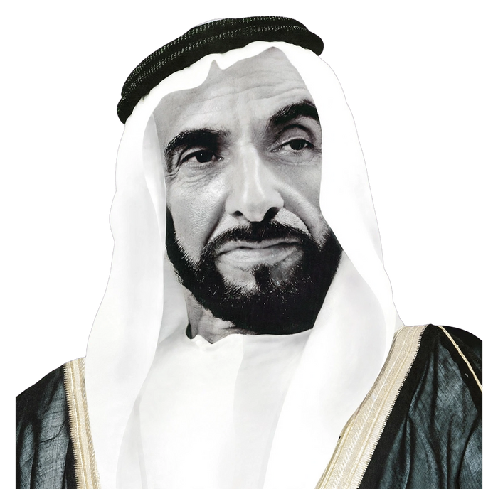 The late Sheikh Zayed bin Sultan Al Nahyan