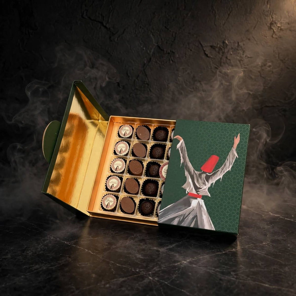 Darwish Chocolate Box with assorted premium chocolates | بوكس شوكولاتة الدرويش مع شوكولاتة مشكلة فاخرة